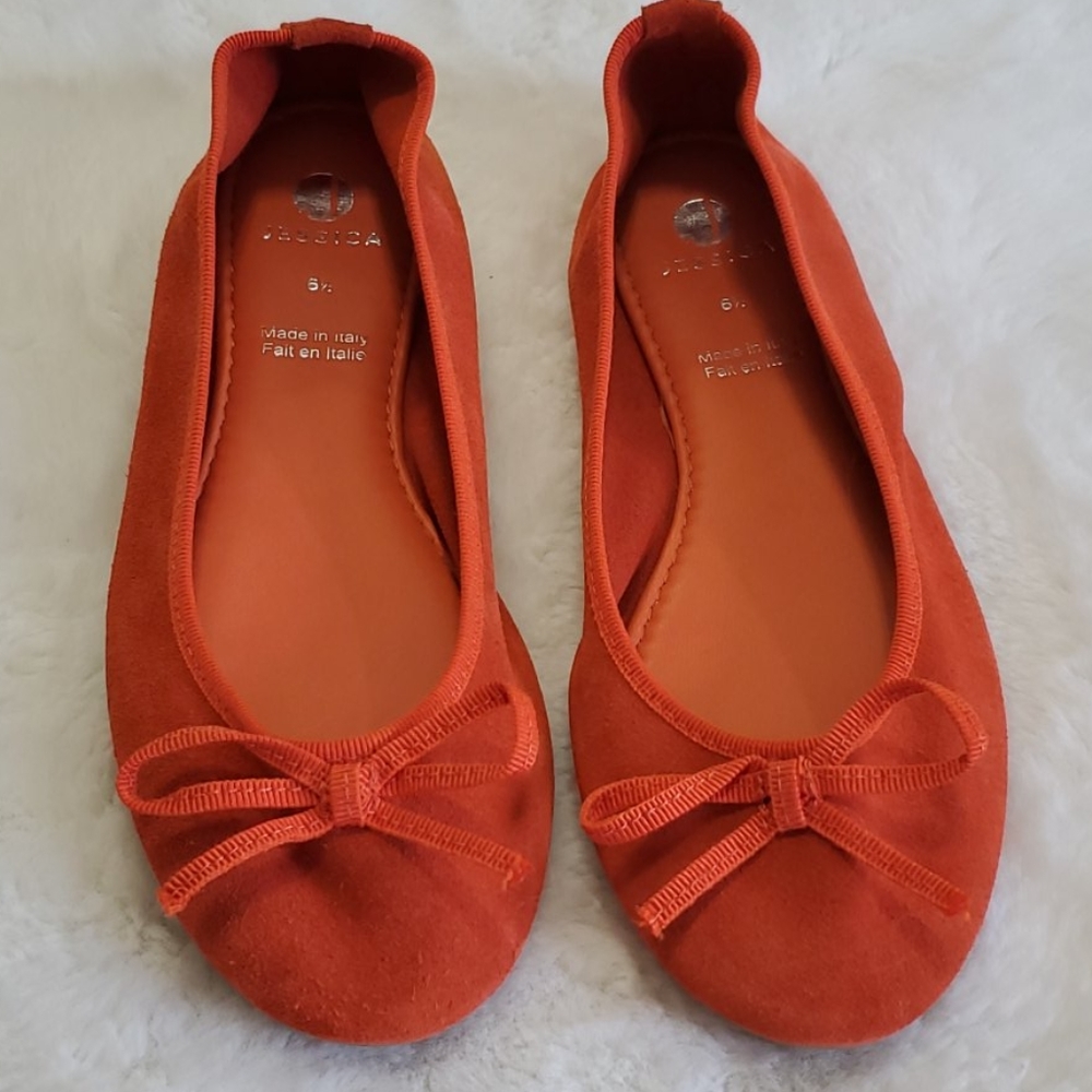 Almost NEW!! Only used twice. It is a bit small for me. Suede Slip ons Size 6.5